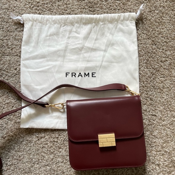 Frame Le Signature Mini in Oxblood - Picture 2 of 8